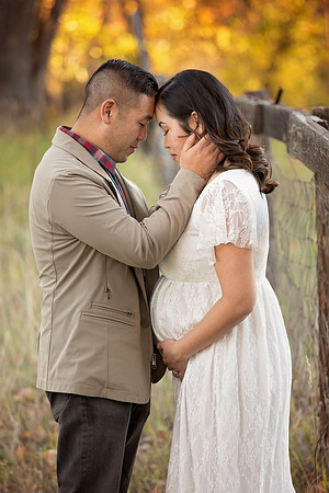 Fall Couples Maternity Photo