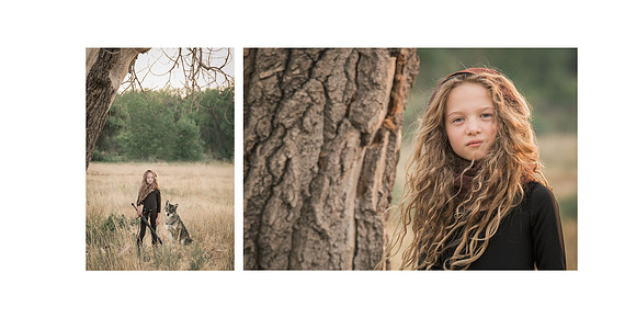 Wolf Themed Photo Session